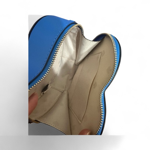 Kate Spade Vibrant Blue Heart Crossbody Bag - Picture 7 of 8